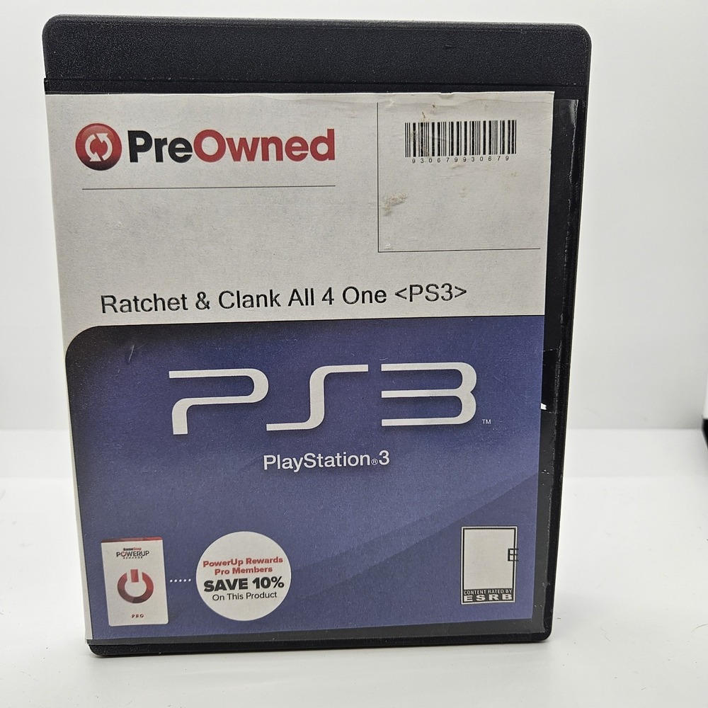 Ratchet & Clank All 4 One PS3 Game Preowned Tested Disc Only in Generic Case